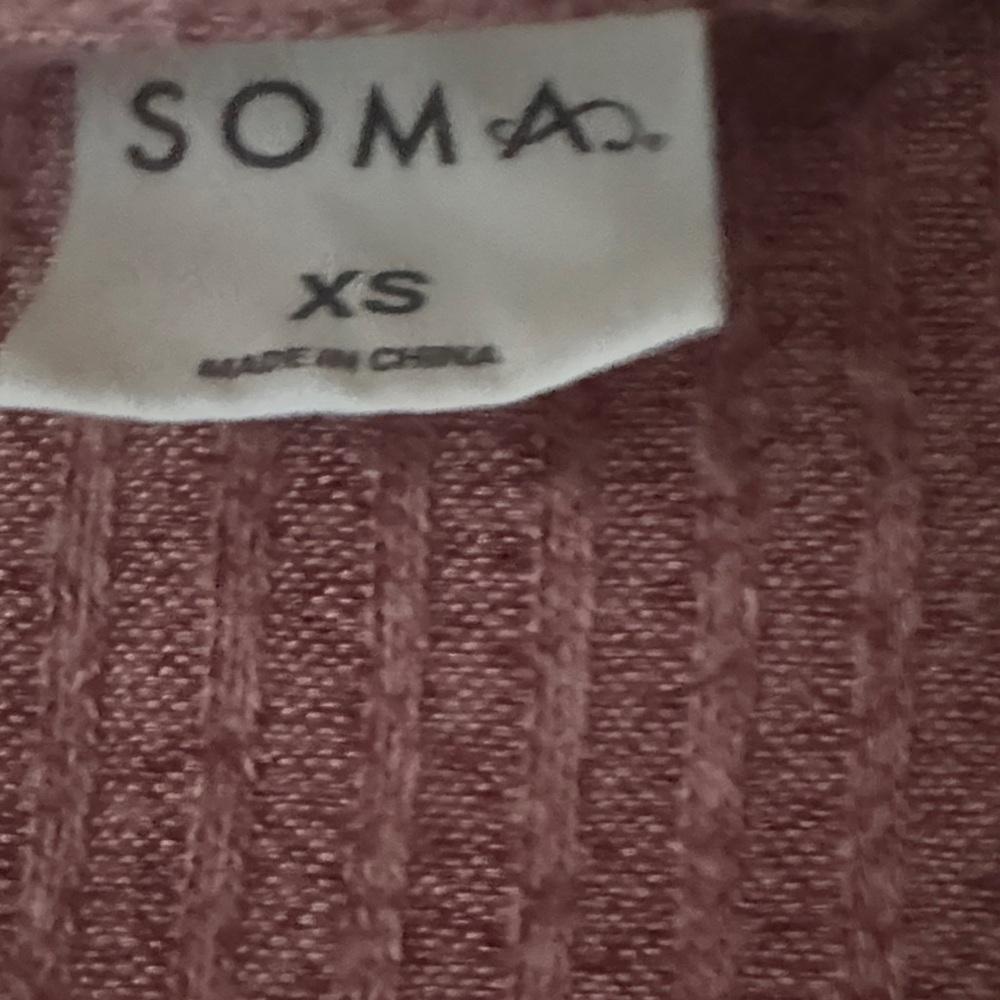 Soma Ribbed Rose Duster - Picture 2 of 4